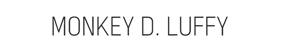MONKEY D. LUFFY